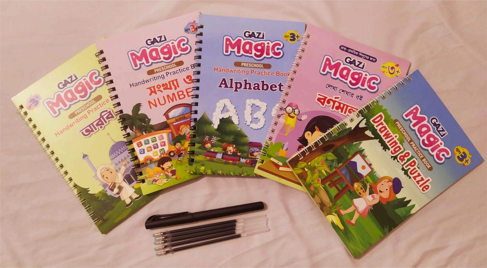 Magic handwriting practice book